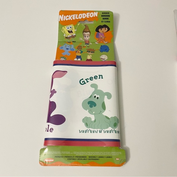 Vtg 2003 Nickelodeon Blues Clues Wallcovering Decorative Borders Lot of 3 - Picture 13 of 16